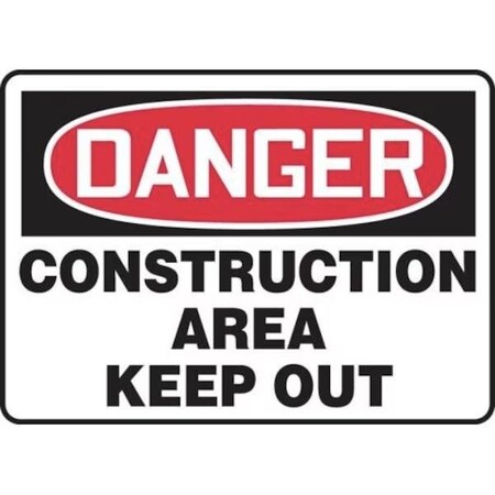 Accuform OSHA DANGER SAFETY SIGN CONSTRUCTIO FRMCRT011XP FRMCRT011XP